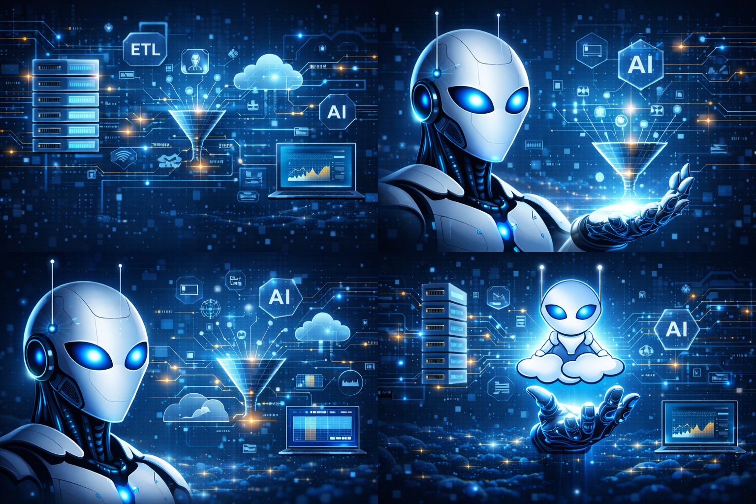 WebRobot ETL Cloud Dashboard - Desktop view